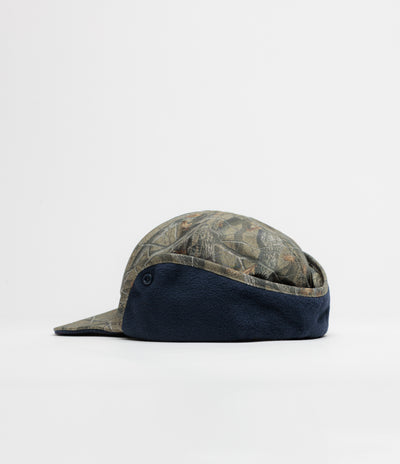 Butter Goods Polartec Reversible Trapper Cap - Forest Camo / Navy