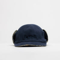 Butter Goods Polartec Reversible Trapper Cap - Forest Camo / Navy thumbnail