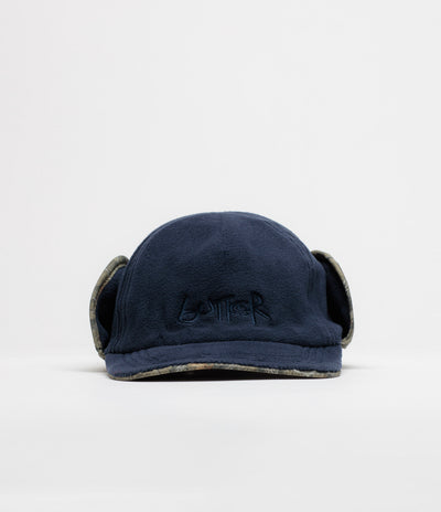 Butter Goods Polartec Reversible Trapper Cap - Forest Camo / Navy