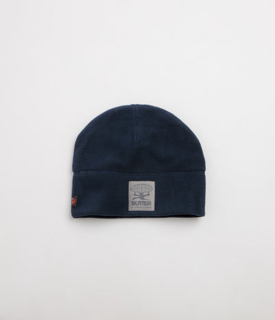 Butter Goods Polartec Skully Beanie - Navy