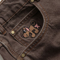 Butter Goods Pooch Relaxed Jeans in Washed Brown thumbnail