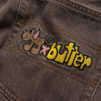 Butter Goods Pooch Relaxed Jeans in Washed Brown thumbnail