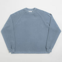 Butter Goods Principal Crewneck Sweatshirt - Navy Overdye thumbnail
