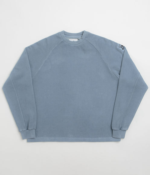 Butter Goods Principal Crewneck Sweatshirt - Navy Overdye