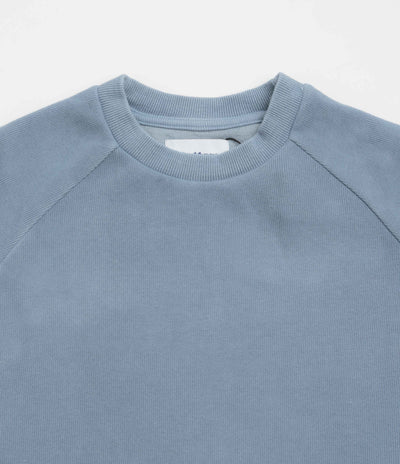 Butter Goods Principal Crewneck Sweatshirt - Navy Overdye
