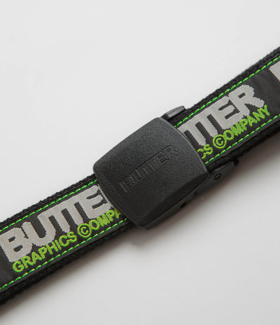 Butter Goods Program Woven Belt in Black