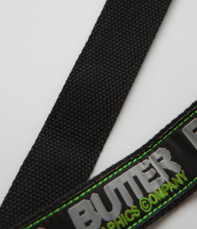 Butter Goods Program Woven Belt in Black