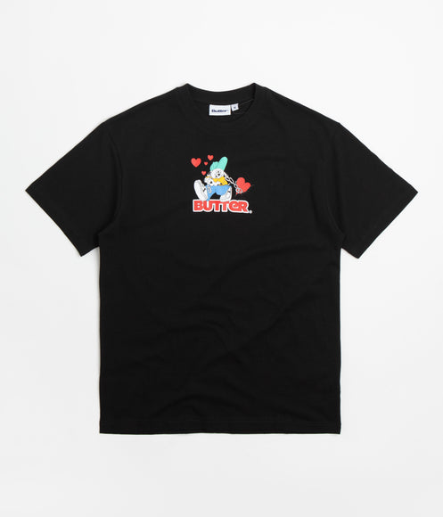 Butter Goods Puppy Love Logo T-Shirt - Black