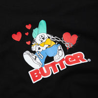 Butter Goods Puppy Love Logo T-Shirt - Black thumbnail