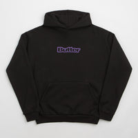 Butter Goods Radiant Logo Hoodie - Black thumbnail