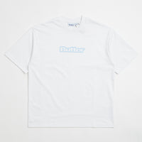 Butter Goods Radiant Logo T-Shirt - White thumbnail