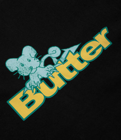 Butter Goods Rat Logo T-Shirt - Black