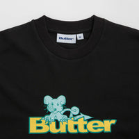 Butter Goods Rat Logo T-Shirt - Black thumbnail