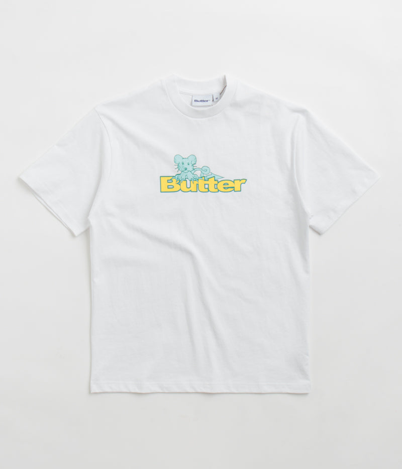 Butter Goods Rat Logo T-Shirt in White