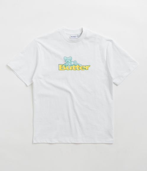 Butter Goods Rat Logo T-Shirt - White