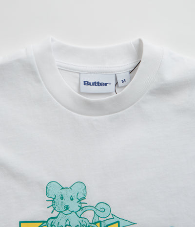 Butter Goods Rat Logo T-Shirt - White