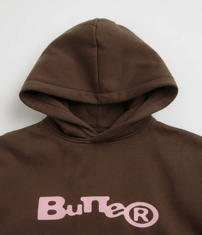 Butter Goods Registered Hoodie in Brown