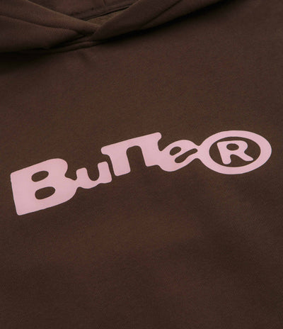 Butter Goods Registered Hoodie in Brown