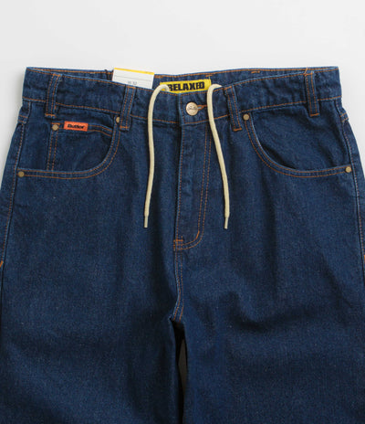Butter Goods Relaxed Denim Jeans in Dark Indigo