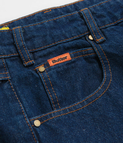 Butter Goods Relaxed Denim Jeans in Dark Indigo