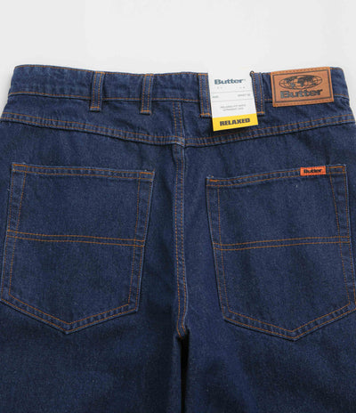 Butter Goods Relaxed Denim Jeans - Dark Indigo