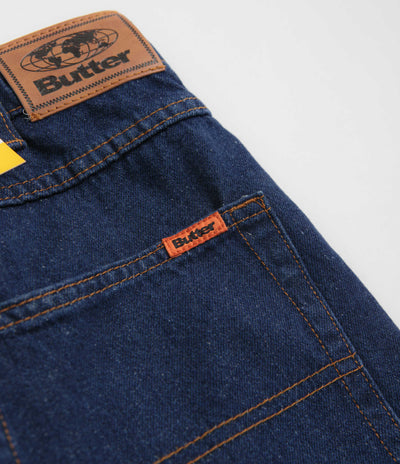 Butter Goods Relaxed Denim Jeans - Dark Indigo