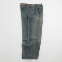 Butter Goods Relaxed Jeans - Distressed Mid Blue thumbnail