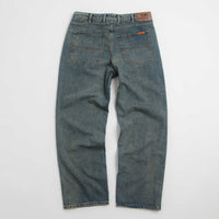 Butter Goods Relaxed Jeans - Distressed Mid Blue thumbnail