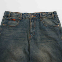 Butter Goods Relaxed Jeans - Distressed Mid Blue thumbnail