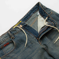 Butter Goods Relaxed Jeans - Distressed Mid Blue thumbnail