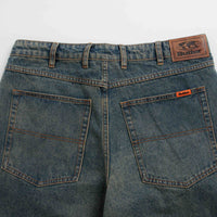 Butter Goods Relaxed Jeans - Distressed Mid Blue thumbnail