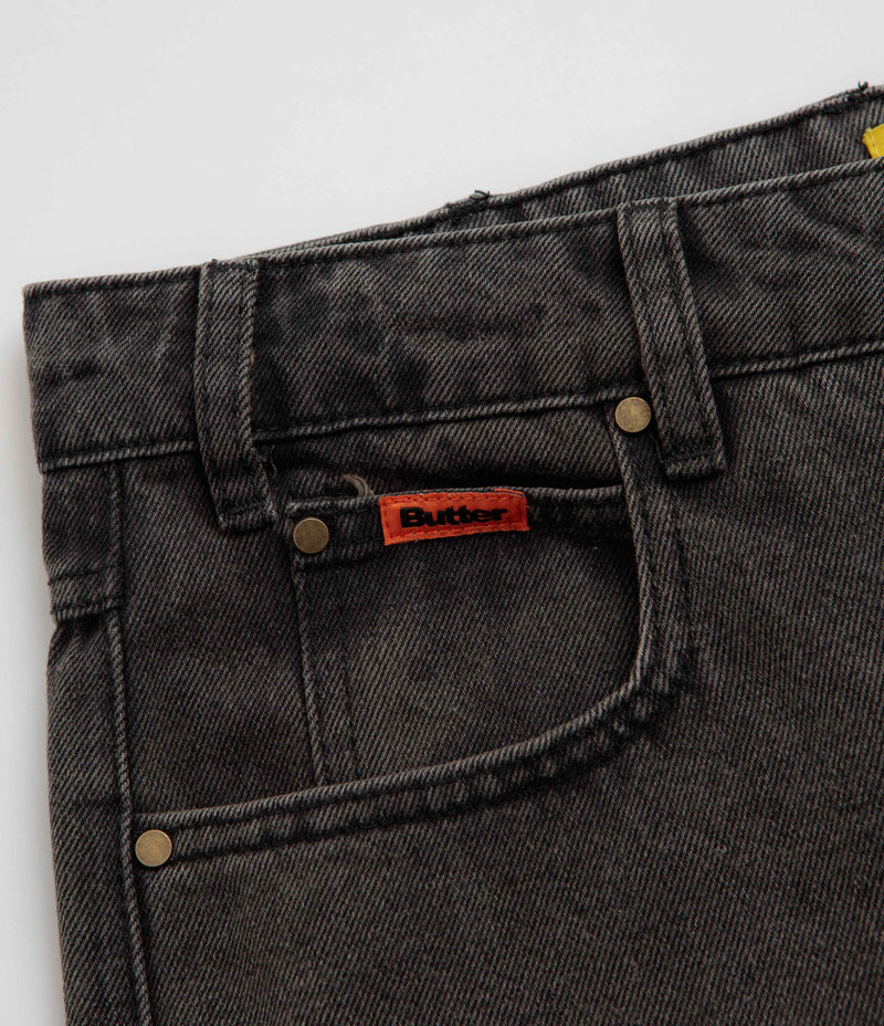 Butter Goods Relaxed Jeans - Faded Black, view 24