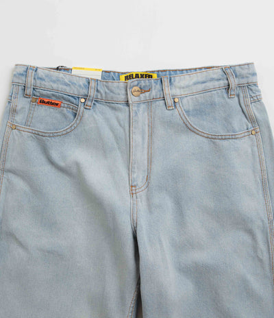 Butter Goods Relaxed Jeans - Light Blue / Orange