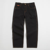 Butter Goods Relaxed Jeans in Washed Black and Black thumbnail