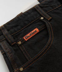 Butter Goods Relaxed Jeans - Washed Black / Black | Flatspot Butter Goods Relaxed Jeans - Washed Black / Black | Flatspot