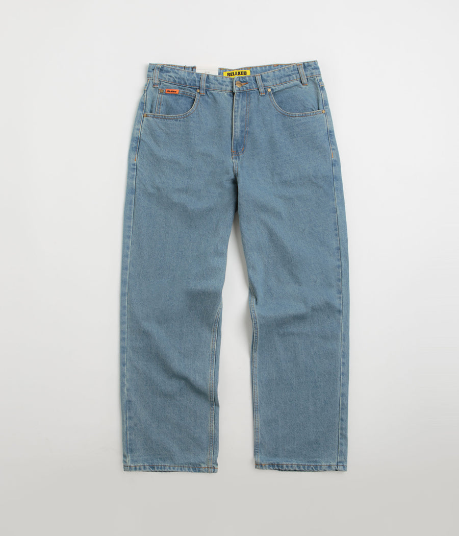 Butter Goods Relaxed Jeans in Washed Indigo and Indigo