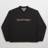 Butter Goods Reversible Dugout Pullover Jacket - Black / Stone thumbnail