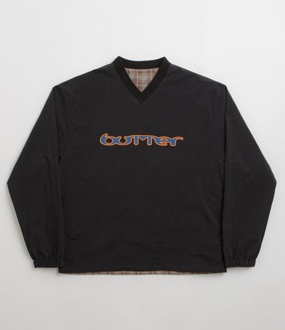 Butter Goods Reversible Dugout Pullover Jacket - Black / Stone