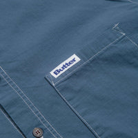 Butter Goods Ripstop Button Up Shirt in Work Blue thumbnail