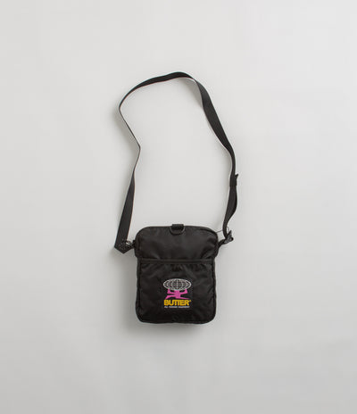 Butter Goods Ripstop Side Bag in Black