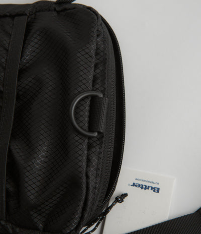 Butter Goods Ripstop Side Bag in Black