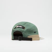 Butter Goods Ripstop Trail 5 Panel Cap - Sand / Forest thumbnail
