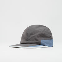 Butter Goods Ripstop Trail 5 Panel Cap - Slate / Steel thumbnail