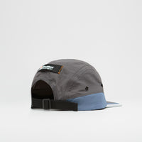 Butter Goods Ripstop Trail 5 Panel Cap - Slate / Steel thumbnail