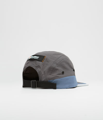 Butter Goods Ripstop Trail 5 Panel Cap - Slate / Steel