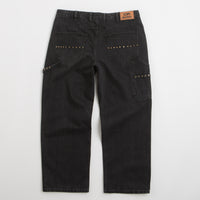 Butter Goods Rivet Jeans in Washed Black thumbnail