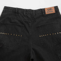 Butter Goods Rivet Jeans in Washed Black thumbnail