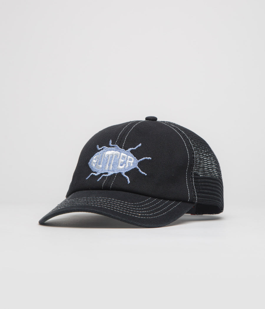 Butter Goods Roach Trucker Cap in Black