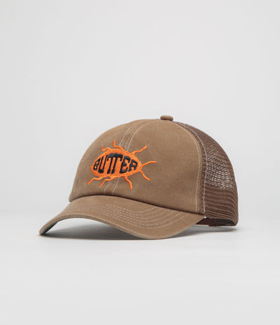 Butter Goods Roach Trucker Cap in Chocolate