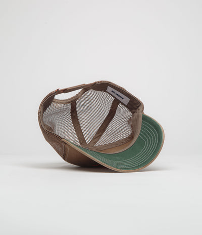 Butter Goods Roach Trucker Cap in Chocolate